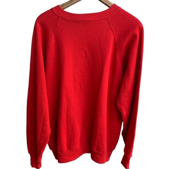 Vintage Crewneck Sweatshirt Ribbons Christmas Tree Large - Picture 3 of 8